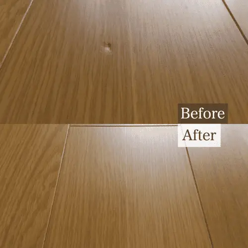 フローリングのへこみ傷の補修