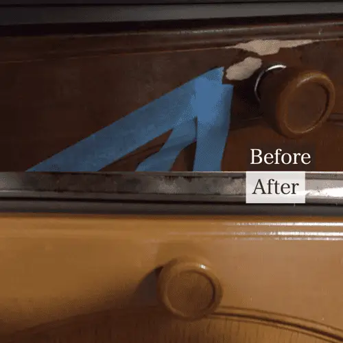 キッチンレンジ下キャビネットの補修