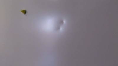 玄関ドアのへこみ補修前の写真