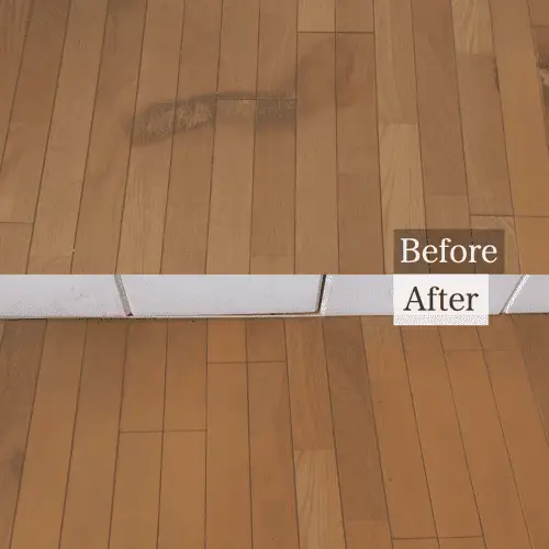 マンション洋室フローリングのシミの補修