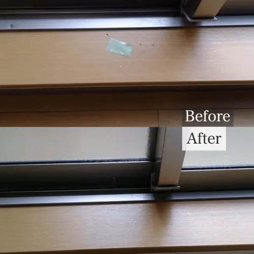 ベランダ掃き出し窓の窓台の補修