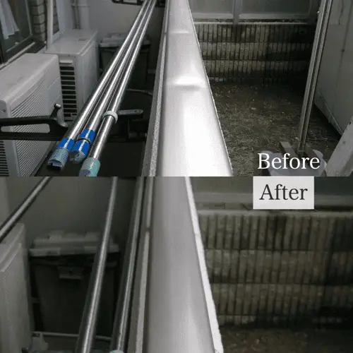 マンションのベランダの手すりの凹みの補修