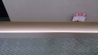 マンション手すりの凹み補修後の写真