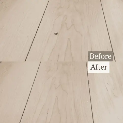 フローリングにできた1cmほどの傷の補修