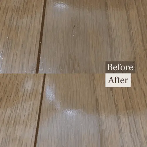 マンションのクッション付きフローリングの傷補修