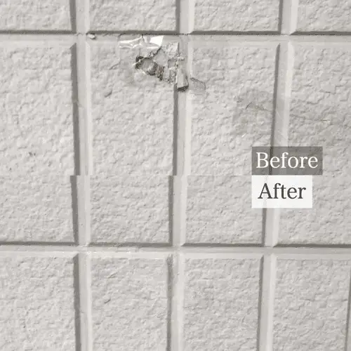 外壁についた傷の補修