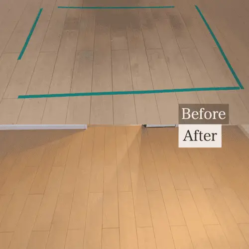 退去後マンションの床の傷と汚れの補修