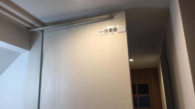 ドアストッパー取り付け後の状態