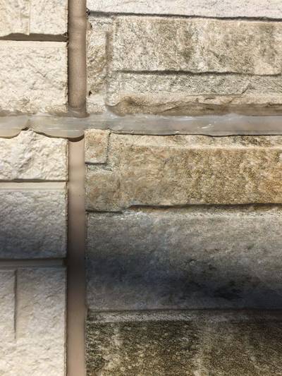 綺麗に補修された外壁サイディング