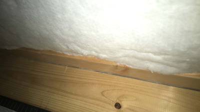 床鳴りの原因箇所となっている床下の大引