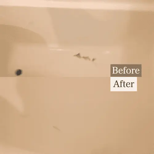 風呂の浴槽の塗装剥がれの補修