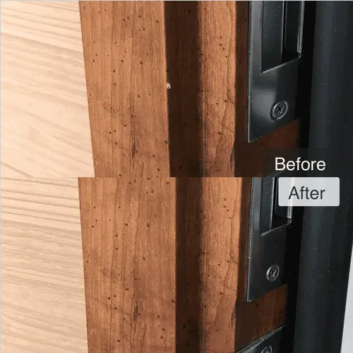 玄関ドア枠の戸先キズ補修