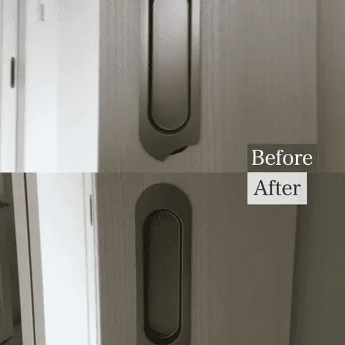 引戸の樹脂の引き手の割れ補修