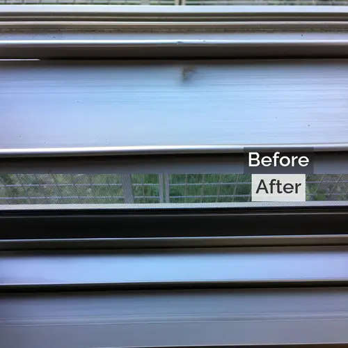 アルミサッシの凹み傷の補修