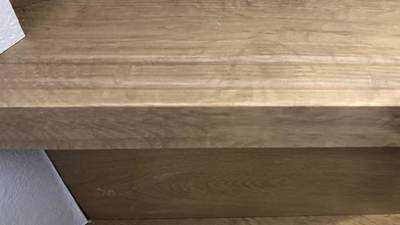 階段の段鼻の欠け傷 補修後