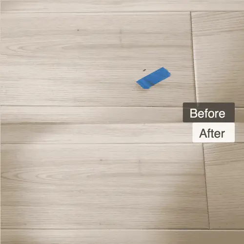 フローリングについた打痕傷の補修