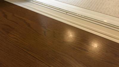 フローリング表面の剥がれ 補修後