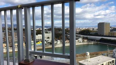 補修後の手すり下部 アップ