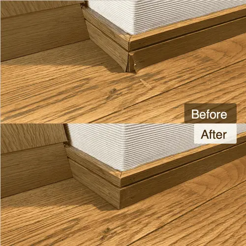 巾木の角のめくれ剥がれ補修